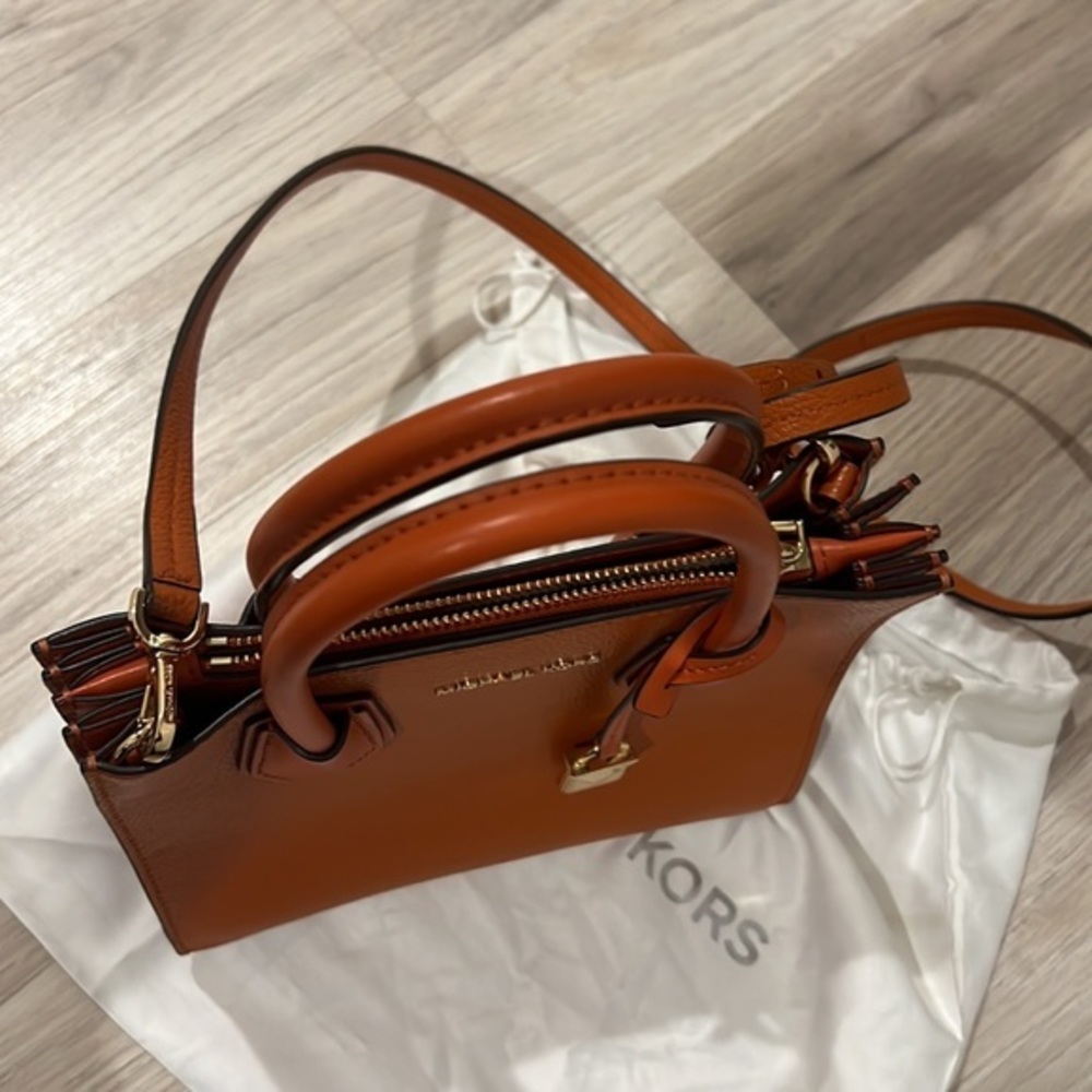 Michael kors orange satchel handbag‎ - Picture 4 of 9